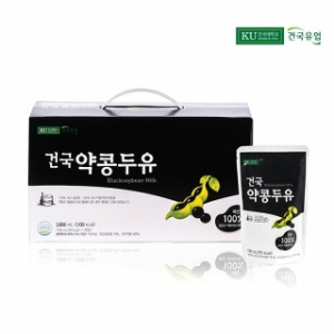 건국 약콩두유 20팩 국산 검은콩 흑태 과 국산 약콩