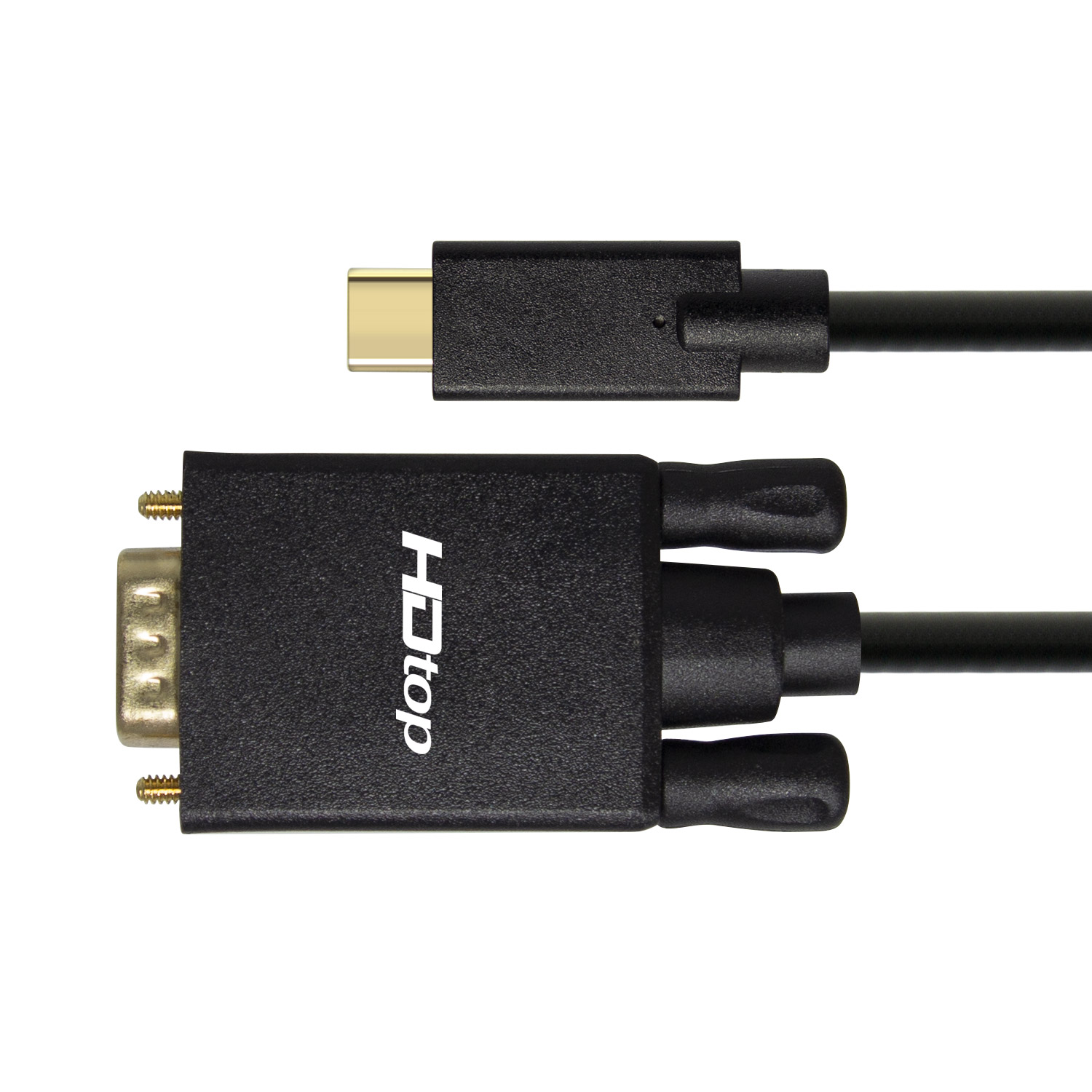 ž���ο���ġ�� HDTOP HT-3C008 Type C to RGB ��ȯ ���̺�