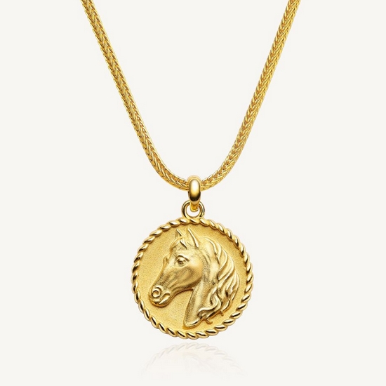 수앤진골드 말 로프 펜던트 목걸이 18.75g_이미지