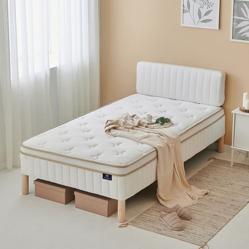 상일리베가구 켄디 헤드 일체형 침대 S (유로탑독립)