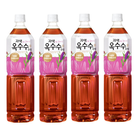 웅진식품 자색으로 잘빠진 옥수수 수염차 1.5L (12개)_이미지