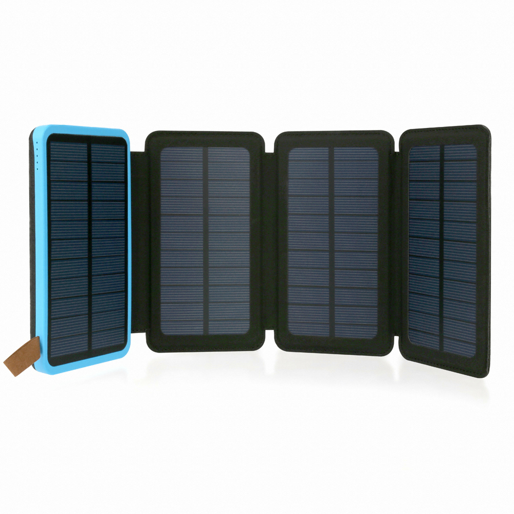 이지넷유비쿼터스 NEXTU 태양광 4판넬 보조배터리 NEXT-8004FSC 8000mAh_이미지