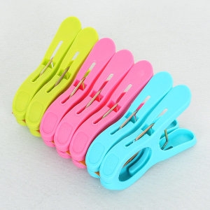 미화 스타일 빨래집게 7p XL형 집게 세탁용품 집게_이미지