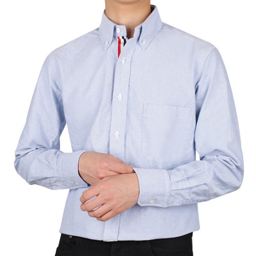 톰브라운 클래식 삼선 옥스포드 셔츠 MWL010E 06177 (480, 블루)_이미지