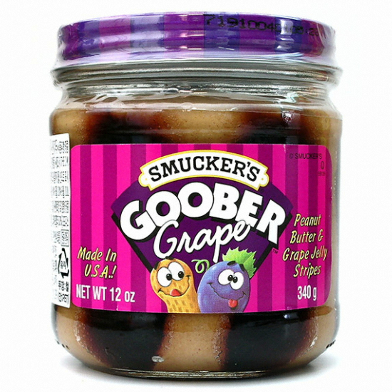 스머커스 구버 포도 땅콩버터 340g (1개)