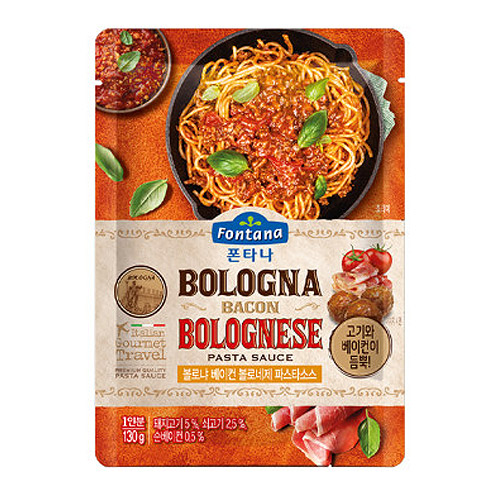 샘표식품 폰타나 볼로냐 베이컨 볼로네제 파스타소스 130g (3개)