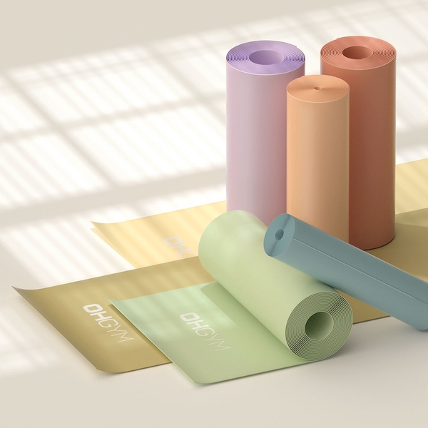 오짐 라텍스 튜빙 스트레칭 밴드 (7단계, 올리브)_이미지