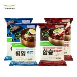 풀무원 평양 물냉면 2인 890g x 2개 + 함흥 비빔냉면 2인 460g x 2개