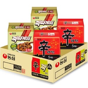농심 신라면10개 + <b>짜파게티</b>10개