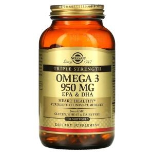 솔가 오메가-3 EPA+DHA 950mg 100캡슐 (1개)_이미지