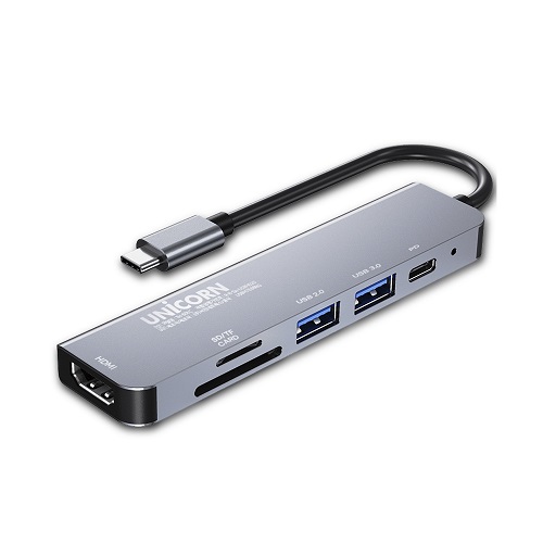 서진네트웍스 UNICORN TH-601C (6포트/USB 3.0 Type C)
