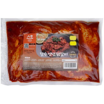 춘천 달수 양념 <b>닭</b><b>갈비</b> 1kg