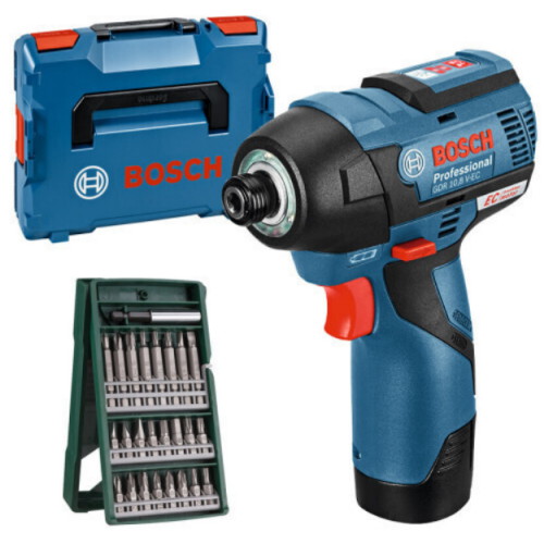 보쉬 GDR 10.8V-EC + 드라이버비트 25pcs (2.0Ah, 배터리 1개)_이미지