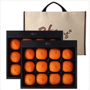 옥산골농원 감좋은날 청도 반건시 곶감 명절선물세트 20구 특대자 80~110g (2개)_이미지