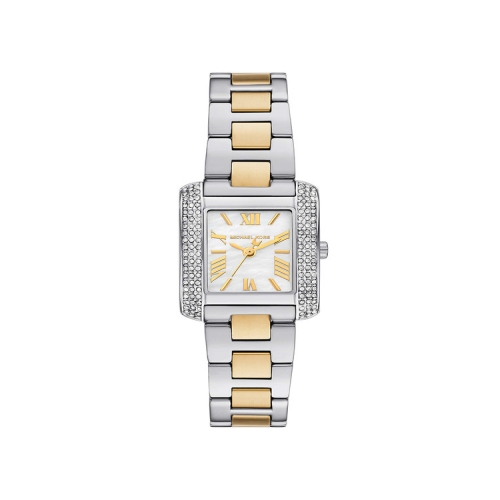 마이클코어스 여성 에머리 자개 스퀘어 메탈시계_MK4882