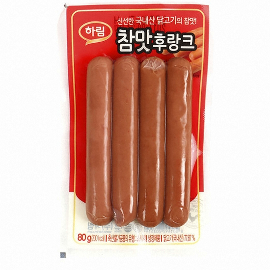 하림 참맛후랑크 80g (100개)_이미지