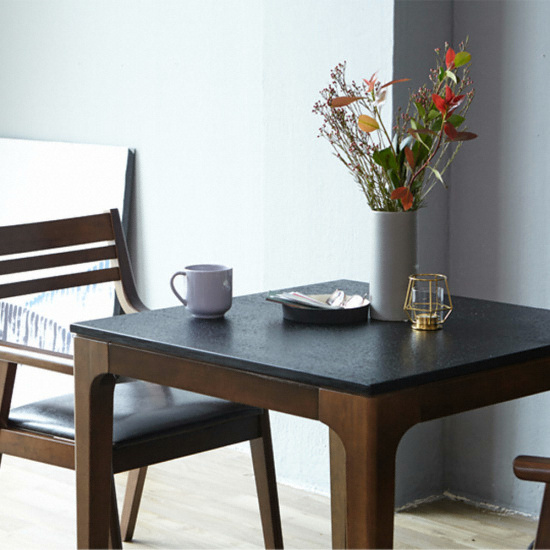 모리프 바스라 MTN 화산석 식탁 800 (의자2개)_이미지