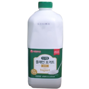 서울우유 더 진한 플레인 요거트 순수 1.8L (3개)