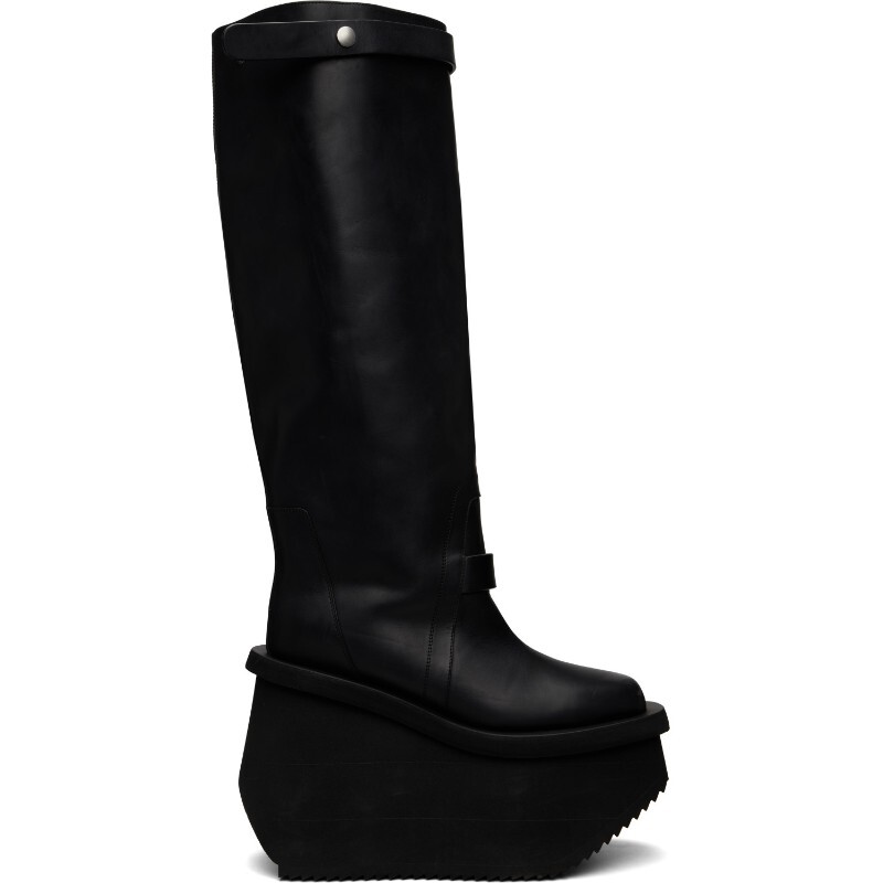 릭오웬스 블랙 타워 나스카 팩토리 부츠 RR02F4865 LGE 09 BLACK