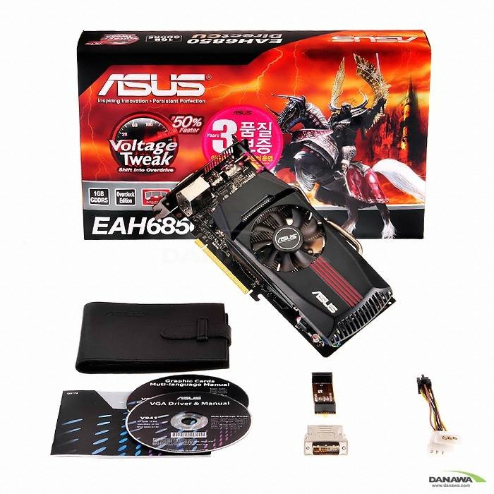ASUS 라데온 HD 6850 EAH6850 D5 1GB Direct CU_이미지