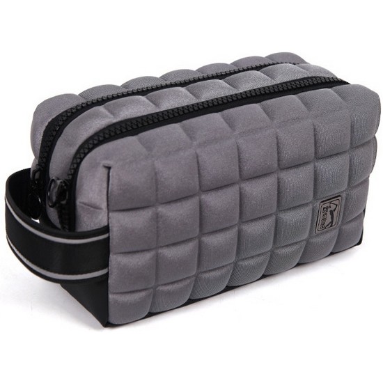 네오프렌 엠보 투지퍼 파우치