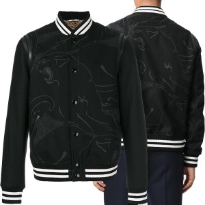 발렌티노 대구디몬트 표범 가죽 울자켓 NV3CI0344 EG G93