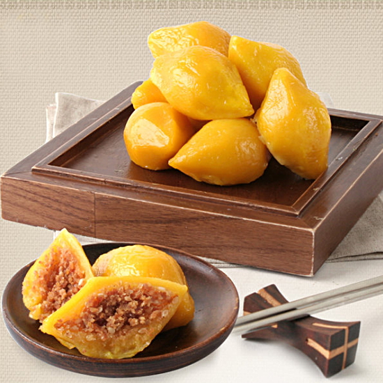 국산쌀100% 호박송편 1kg (2개)_이미지