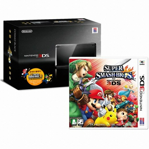 닌텐도 3DS (Nintendo 3DS) 뉴 슈퍼 마리오브라더스 2 포함 패키지 + 슈퍼 스매시 브라더스 3DS