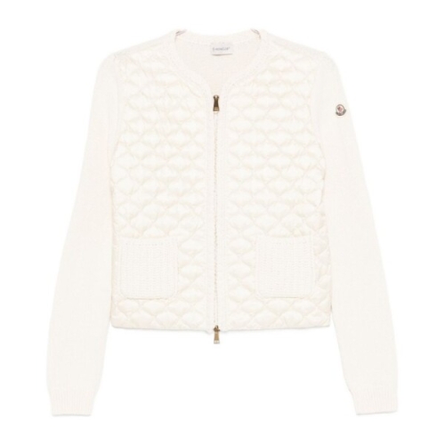 몽클레르 지퍼 포켓 퀼티드 가디건 L10939B00036 M5670034_이미지