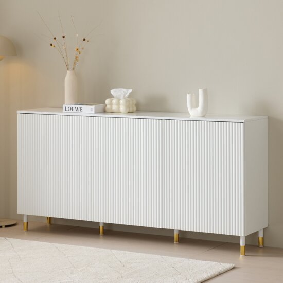 헤이몰리  모노 템바보드 다용도 높은 수납장 거실장 1500