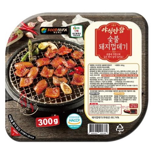 숯불돼지껍데기 300g