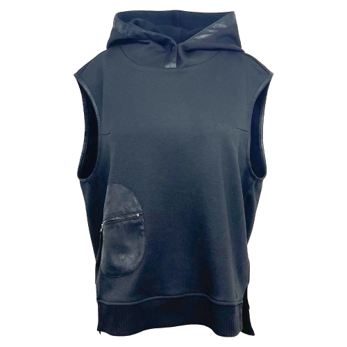 데시데 포켓포인트 레이어드 후드 베스트 DOF670