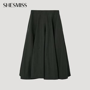 쉬즈미스 코튼 플레어 스커트SWWSKP11020DE_이미지