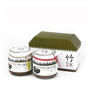 죽장연 식품 농수산물 3호세트 된장 고추장 500g  유리_이미지
