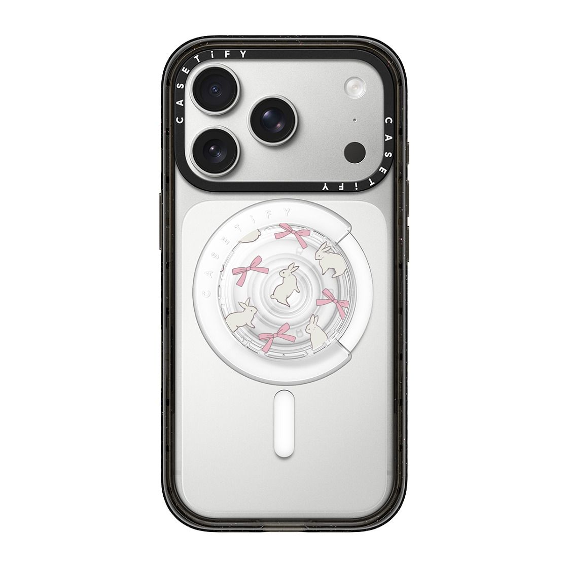 CASETIFY Rabbit Ribbon Grip Holder White