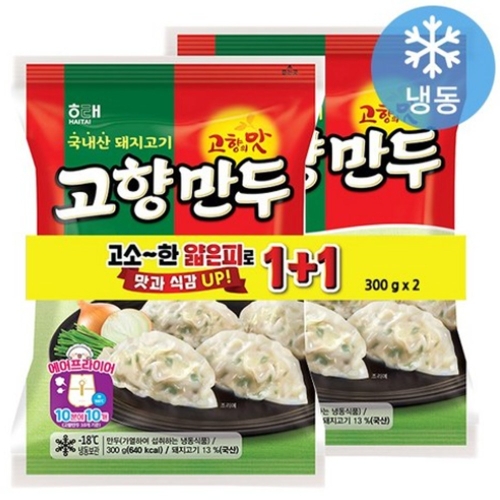 해태제과 고향만두 300g+300g 300g 6개