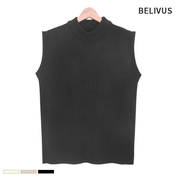 빌리버스 남성 조끼 니트 반목폴라 무지 하프넥 BTS073이미지입니다. 누르면 해당 게시물로 새창이동합니다.