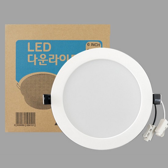 두영조명 LED 6인치 다운라이트 20W (1개)_이미지
