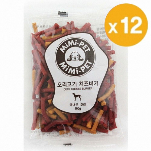 오리고기 치즈버거 100g