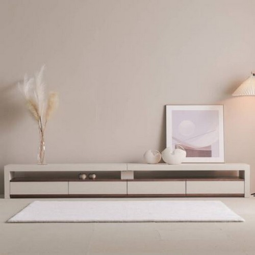 카펜터홈 펠라토 75인치 95인치 프리미엄 포세린 세라믹 TV 거실장