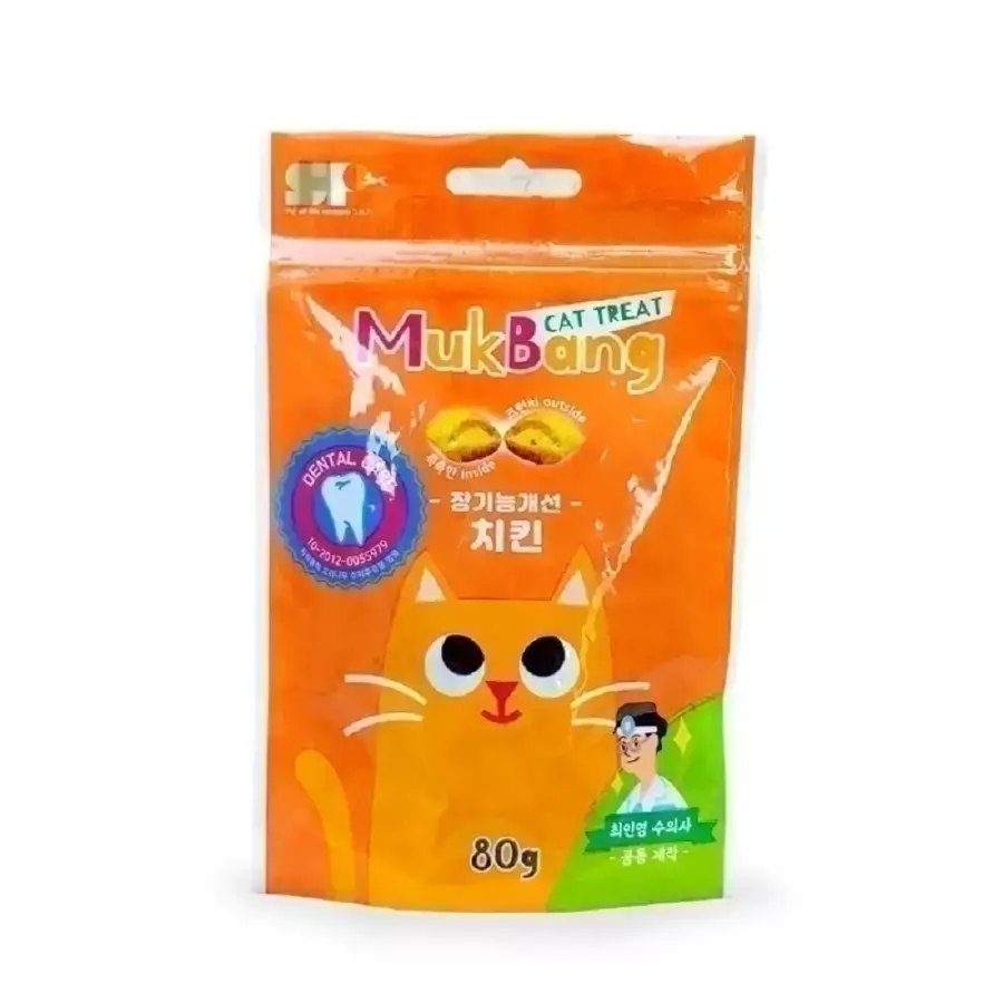 먹방 가수분해 고양이 트릿 치킨 80g