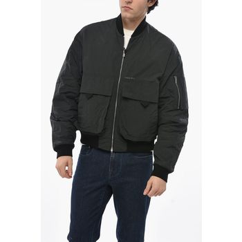 솔리드 컬러 봄버 맥시 포켓 Solid Color Bomber with Frontal Maxi Pockets 710659 1499.._이미지