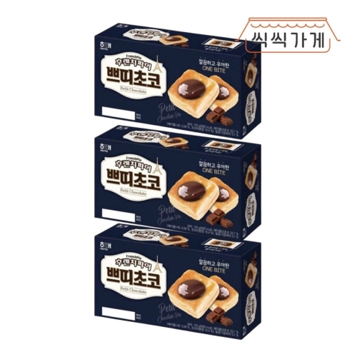 해태제과 후렌치파이 쁘띠초코 179g [3개]
