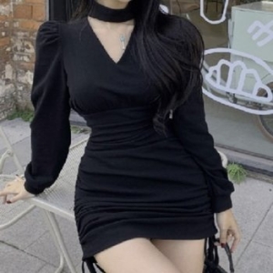 여성 드레스 홀터넥 미니 A라인 이브닝 이브닝드레스 WD8C410