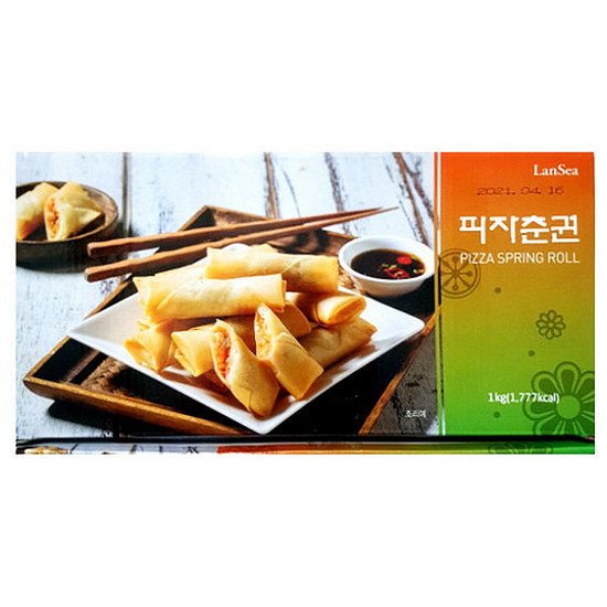 랜시푸드 피자춘권 1kg (1개)_이미지