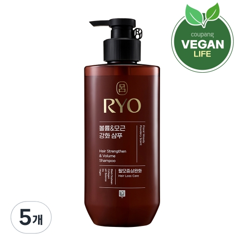 려 흑운 볼륨&모근강화 샴푸 480ml (5개)_이미지