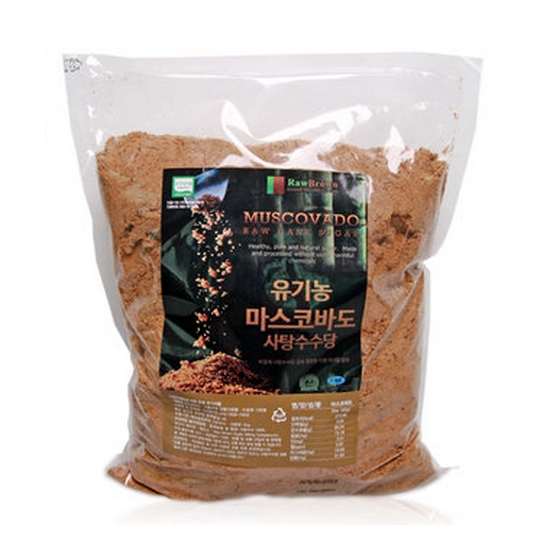그린팜 유기농 마스코바도 사탕수수당 3kg (1개)