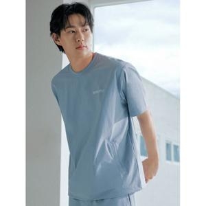탑텐 남성 스트레치 반팔 맨투맨MBE5JJ1090 MBE5JJ1090_이미지