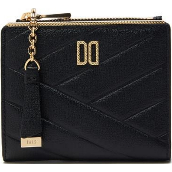 닥스 DD로고 탑지퍼 반지갑 DCWA0E417BK_이미지