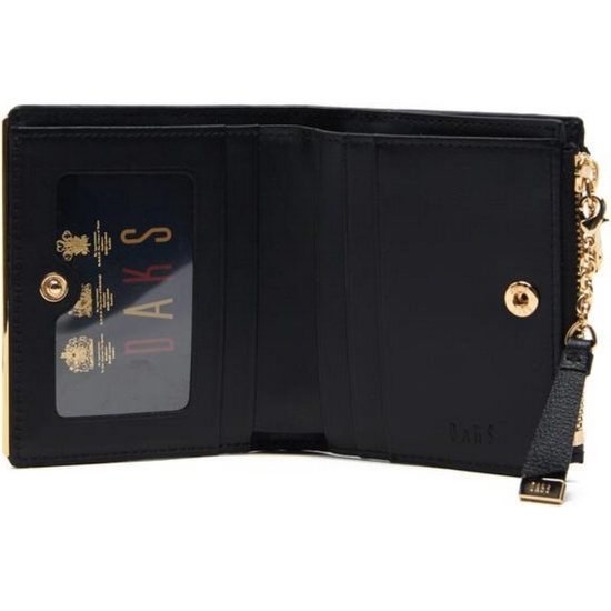 닥스 DD로고 탑지퍼 반지갑 DCWA0E417BK_이미지